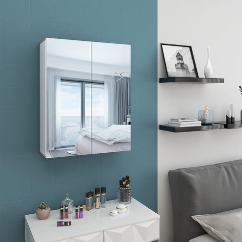 Moderne Badkamerkast Met Spiegel Hanny - Hout/Metaal