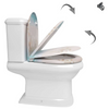 Antibacteriële Toiletbril Strand & Zee - Softclose/Print - Duroplast